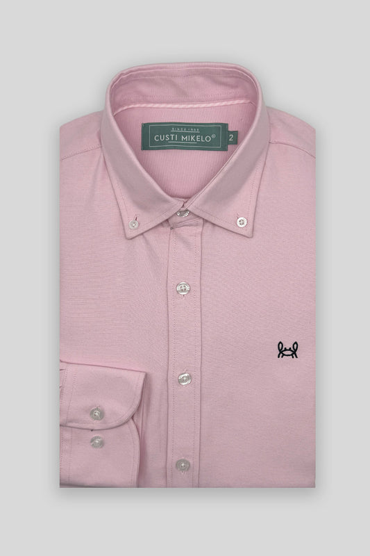 Camisa Lisa Oxford Rosa | Ronda