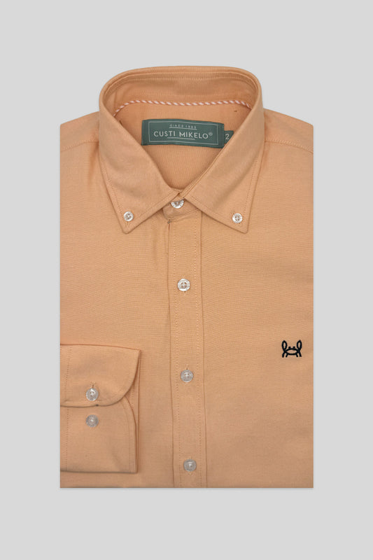Camisa Lisa Oxford Salmón | Ronda