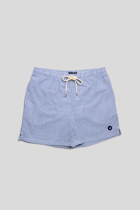 Bañador Seersucker Marino