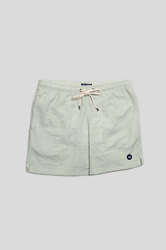 Bañador Seersucker Verde