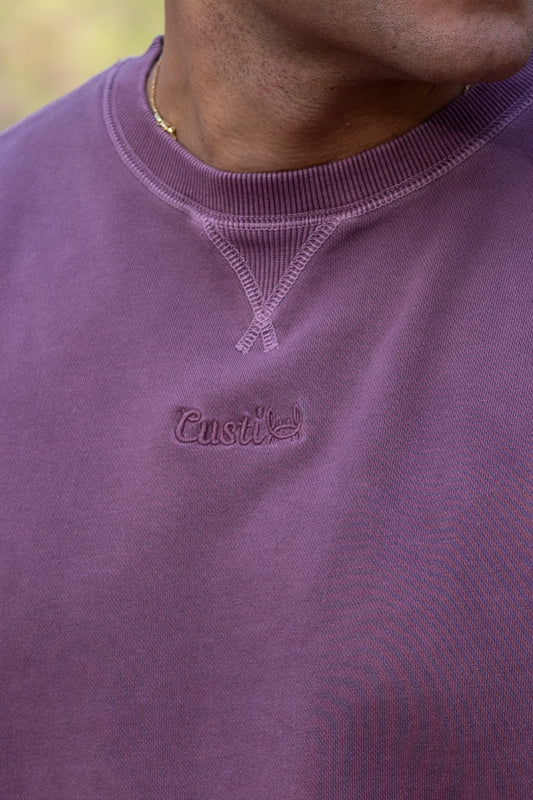 Sudadera Lavada Burdeos | Palermo