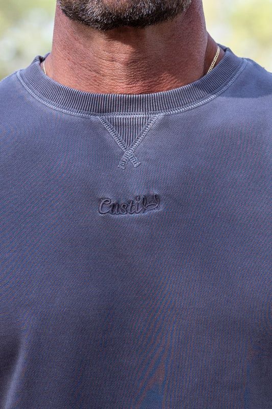 Sudadera Lavada Gris | Palermo