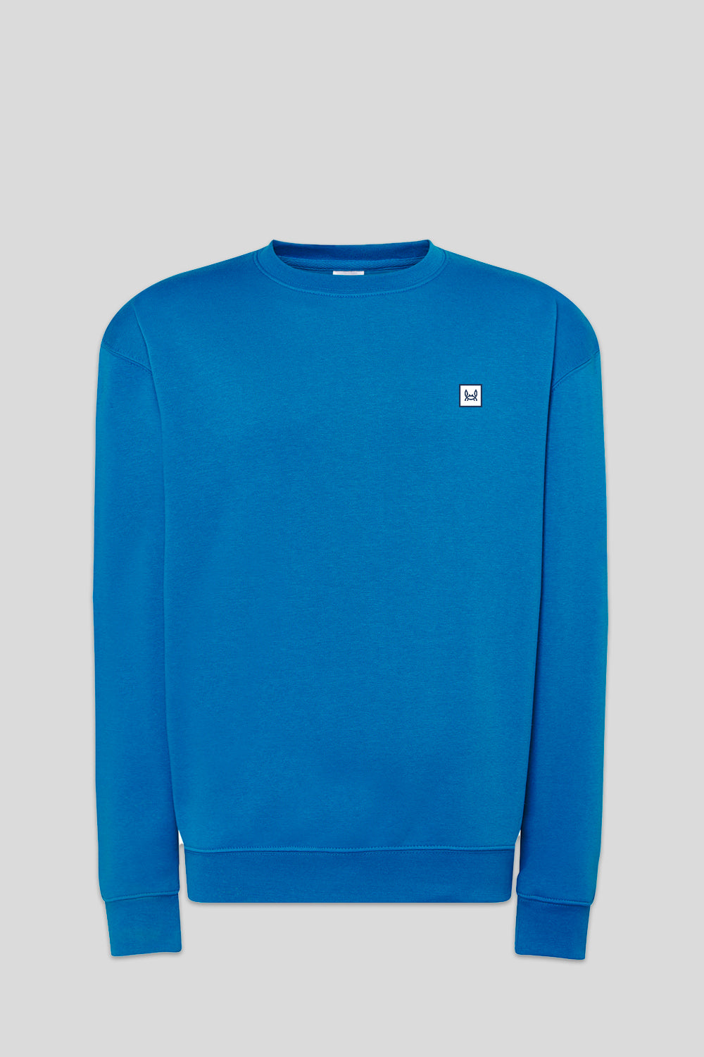 Sudadera Básica Parche Gris