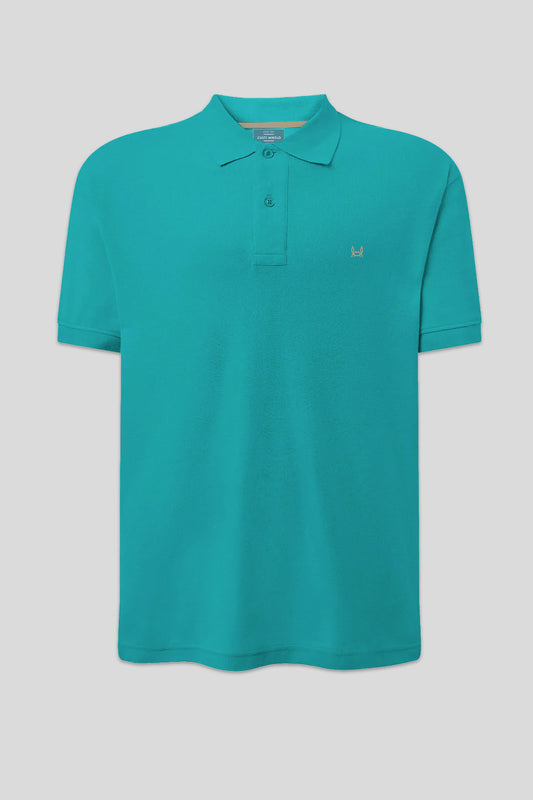 Polo Básico Azul Turquesa