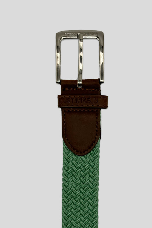 Cinturón trenzado verde manzana | 12