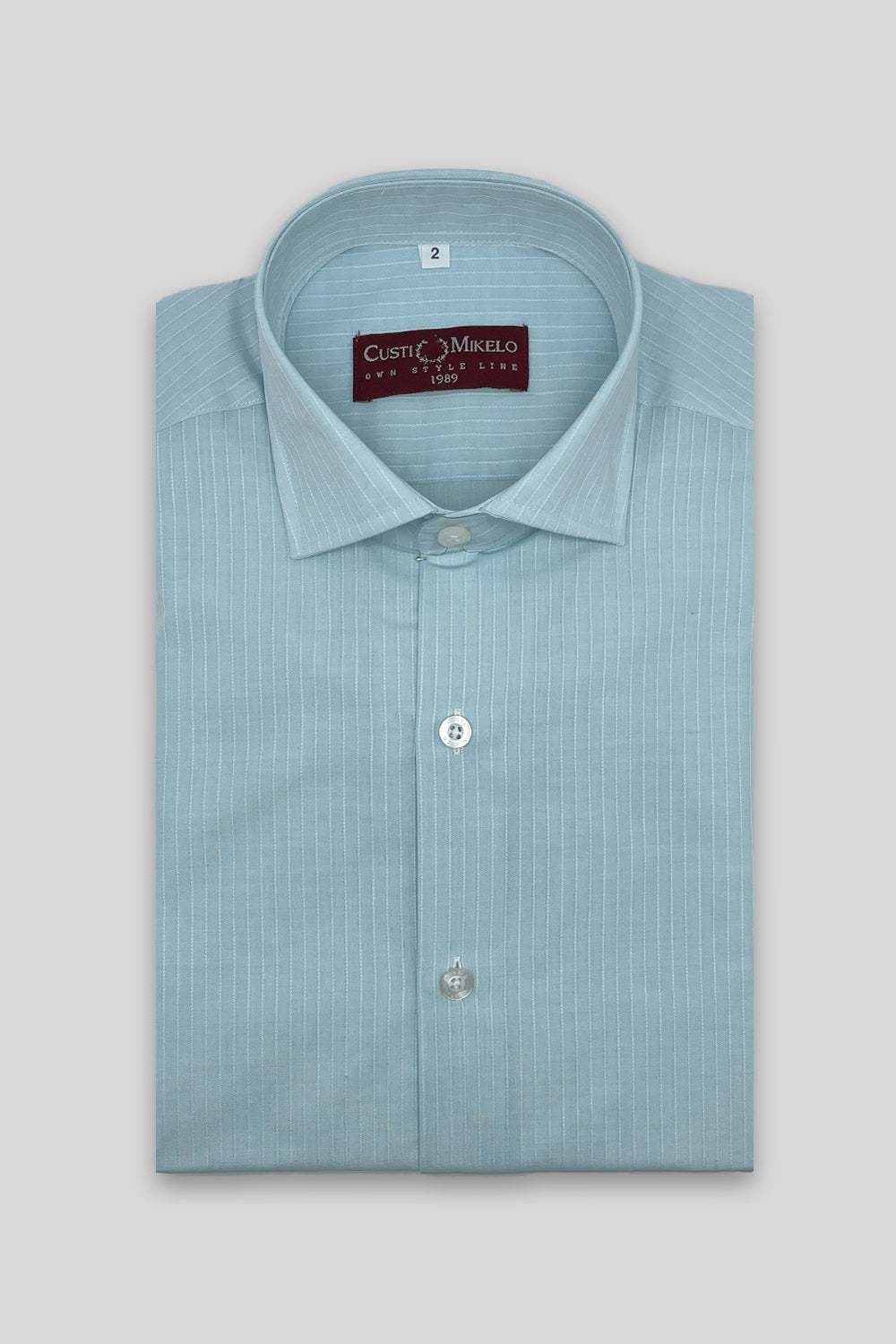 Camisa Vestir Verde Agua