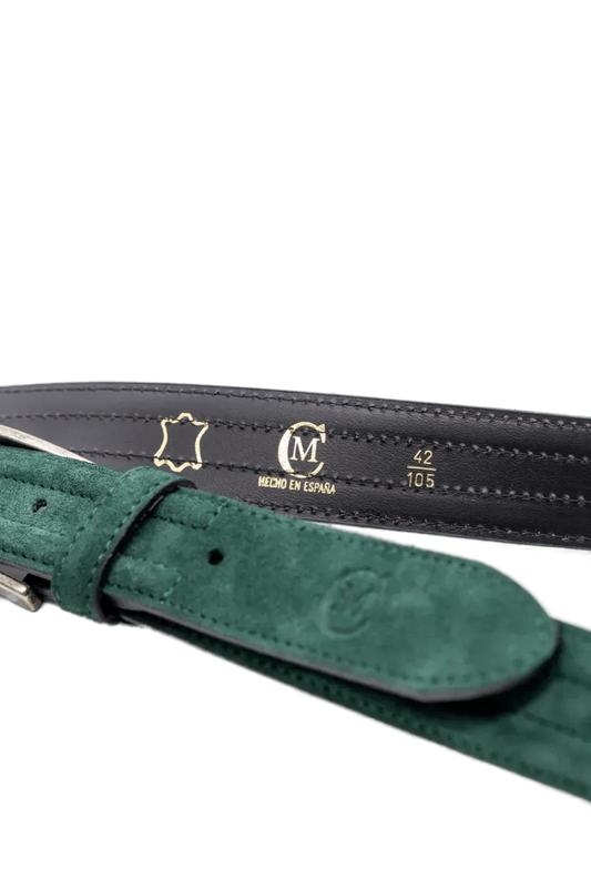 Cinturón piel botella