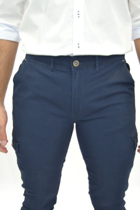 Pantalón Cargo Marino