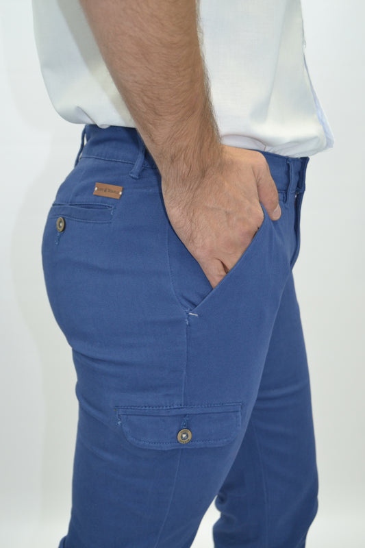 Pantalón Cargo Azulón