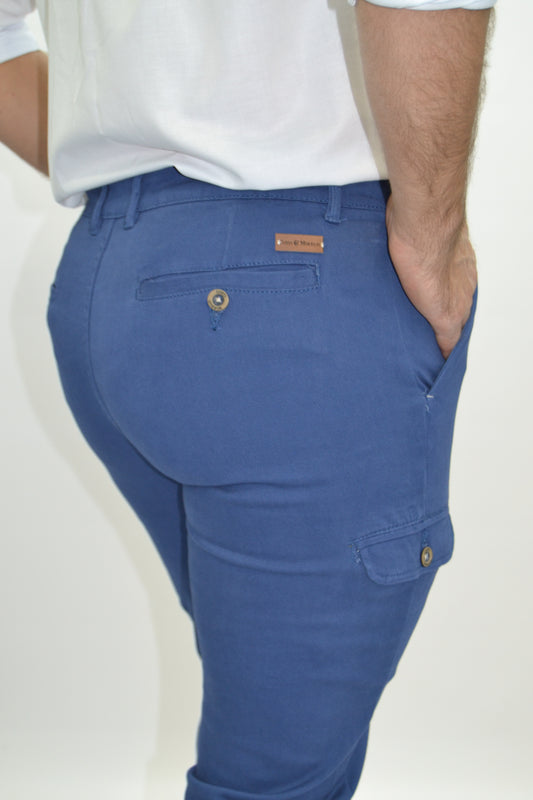 Pantalón Cargo Azulón