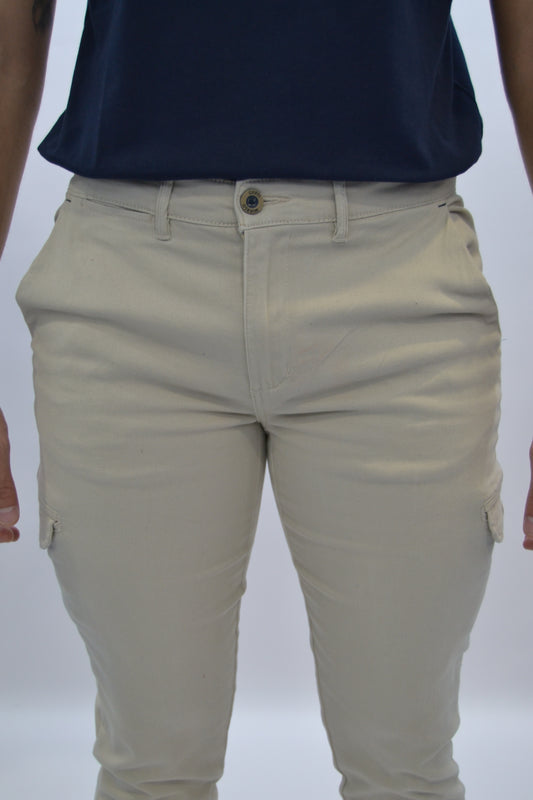 Pantalón Cargo Piedra