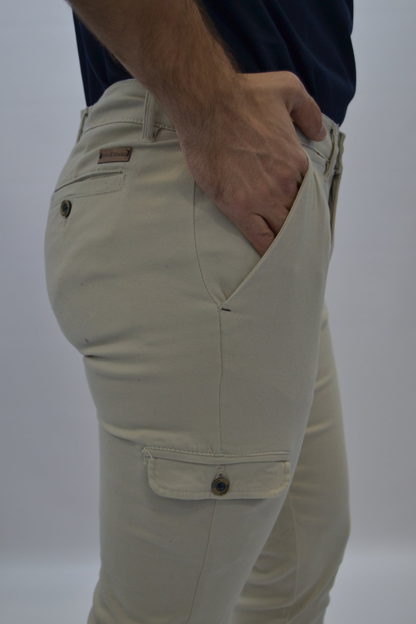 Pantalón Cargo Piedra