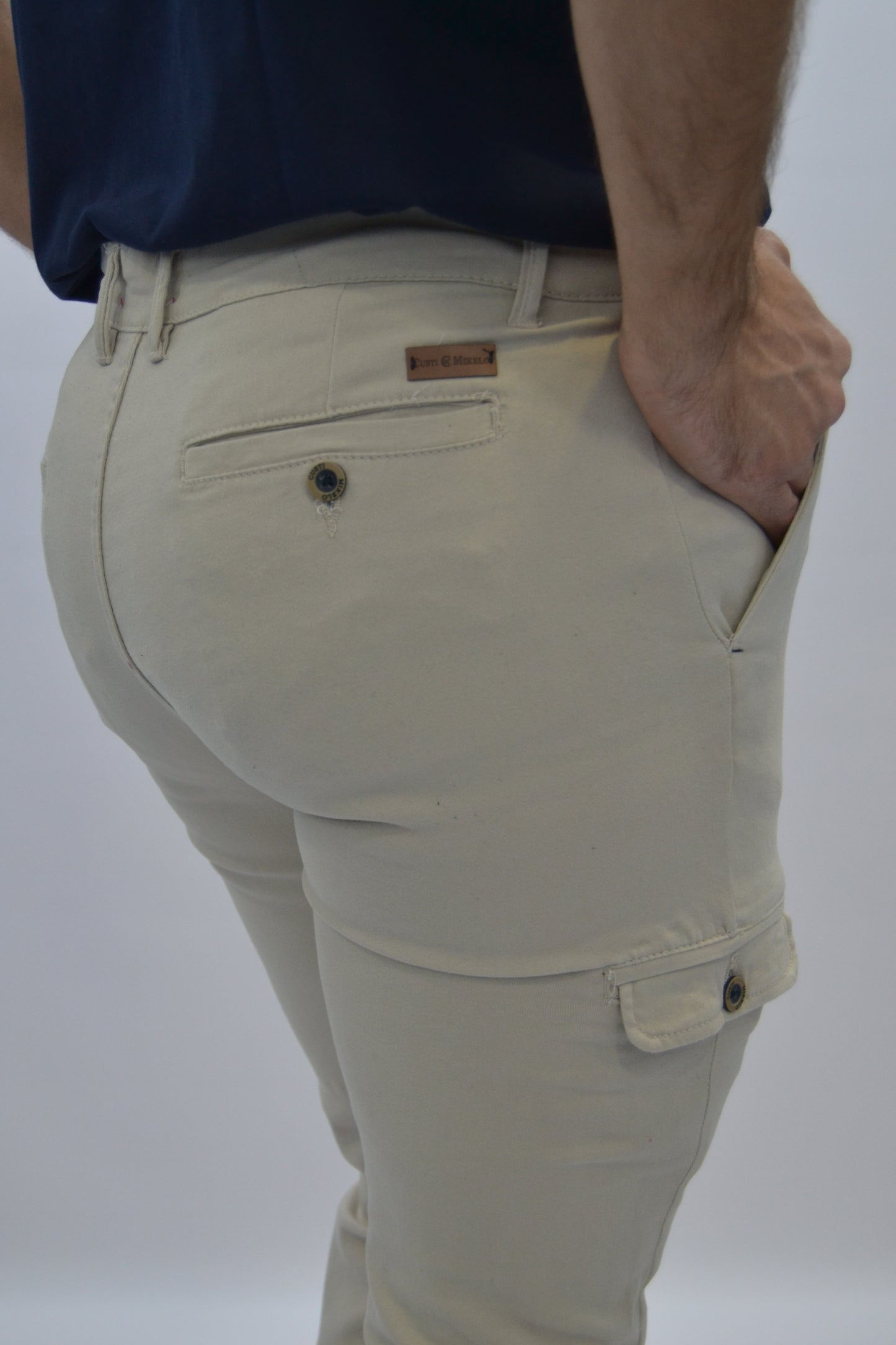 Pantalón Cargo Piedra