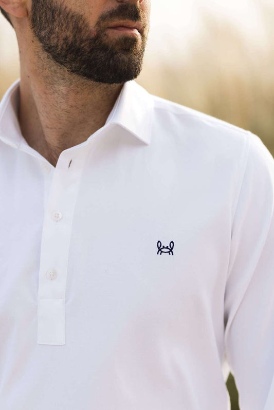 Polera Lisa Oxford Blanca