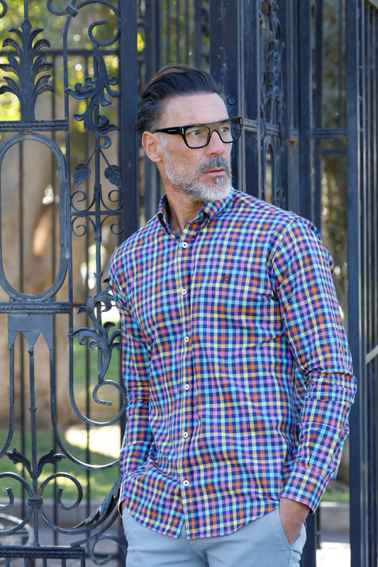 Camisa Cuadro Multicolor| Albacete