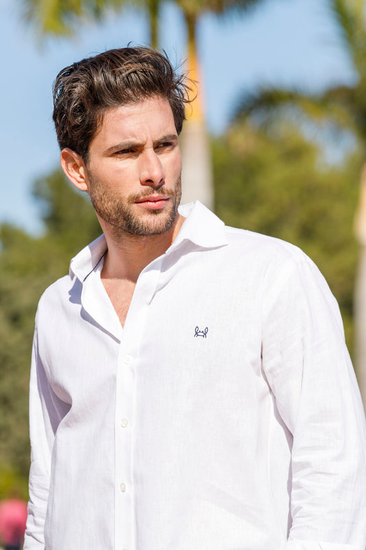 Camisa Lino Blanco | Ibiza