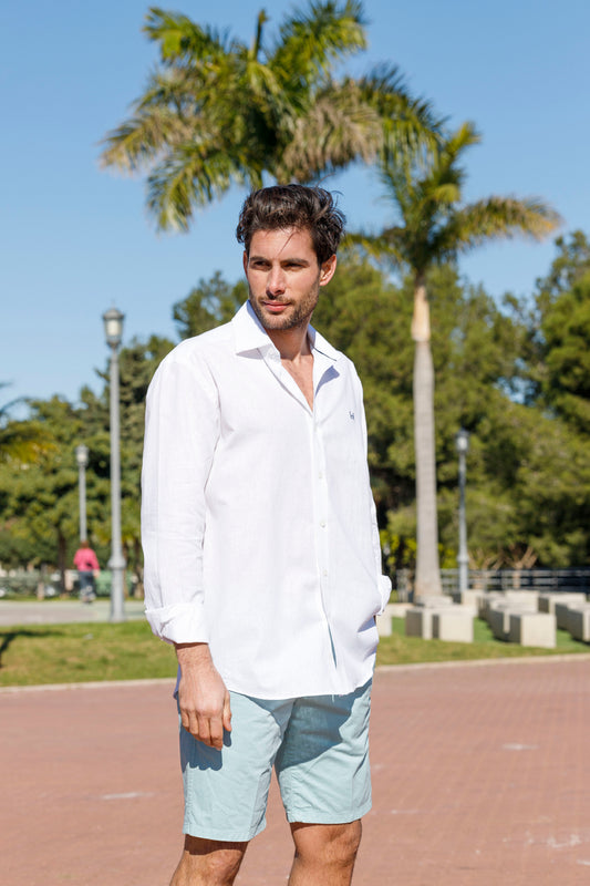 Camisa Lino Blanco | Ibiza