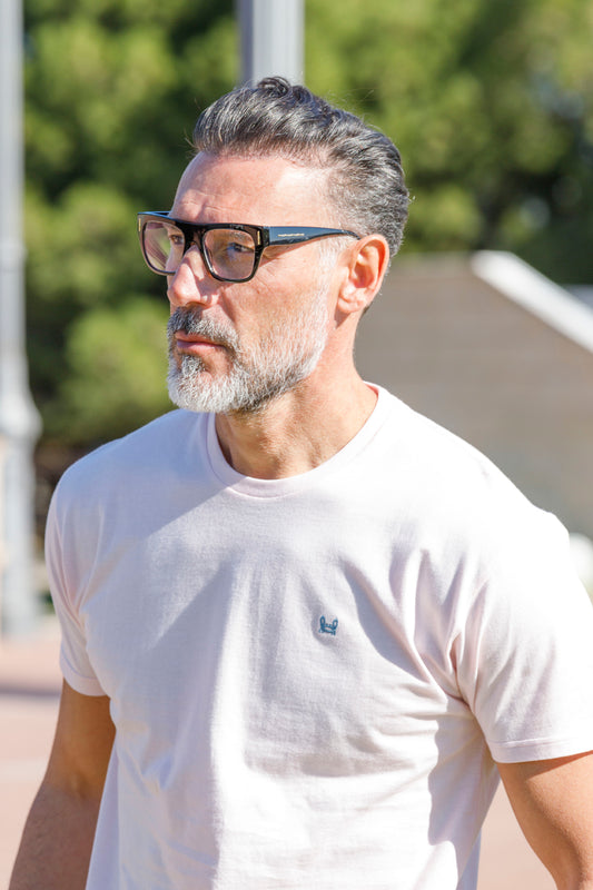 Camiseta Básica Rosa Palo