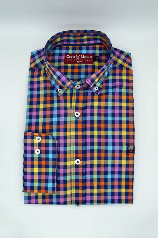 Camisa Cuadro Multicolor| Albacete