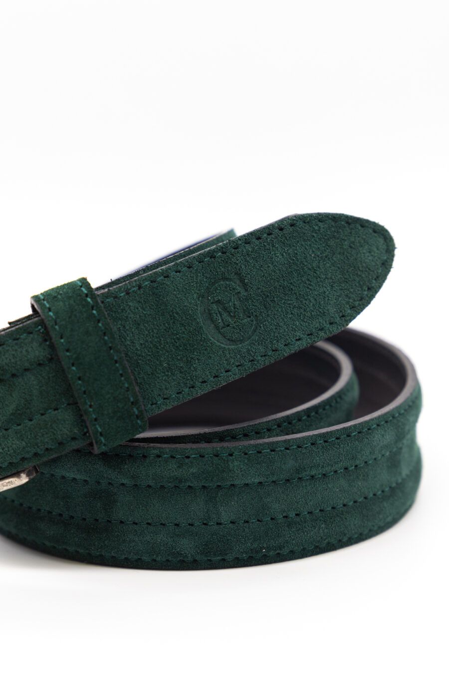 Cinturón piel botella