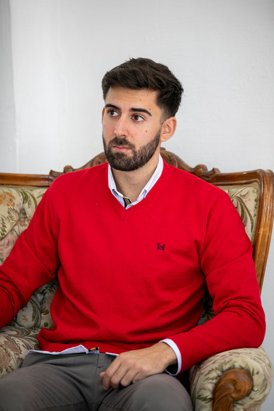 Jersey Algodón Rojo