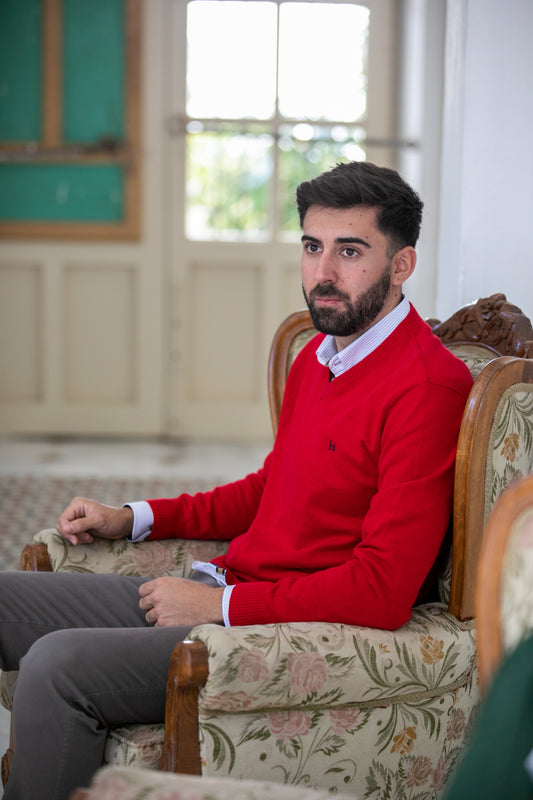 Jersey Algodón Rojo