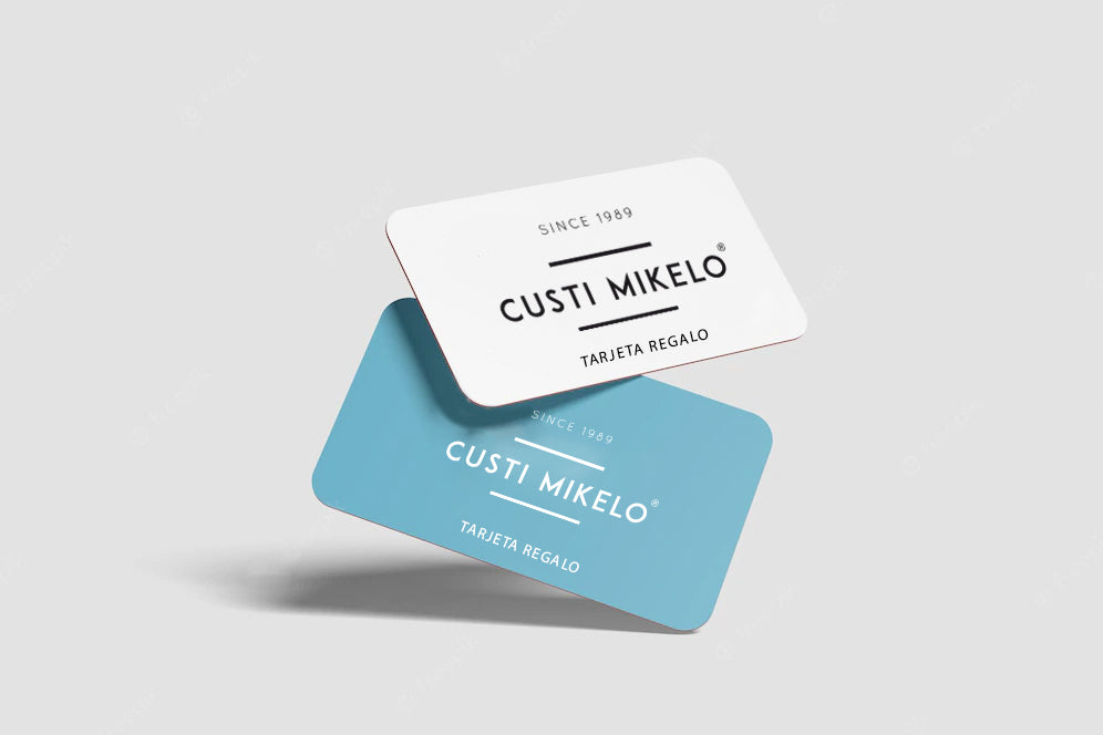 Tarjeta de Regalo Custi Mikelo