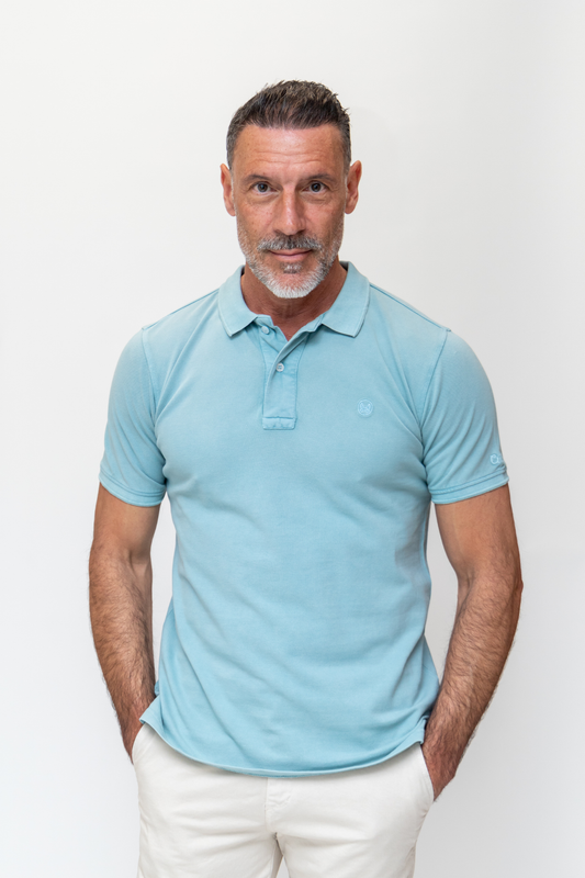 Polo Lavado Turquesa | Sam
