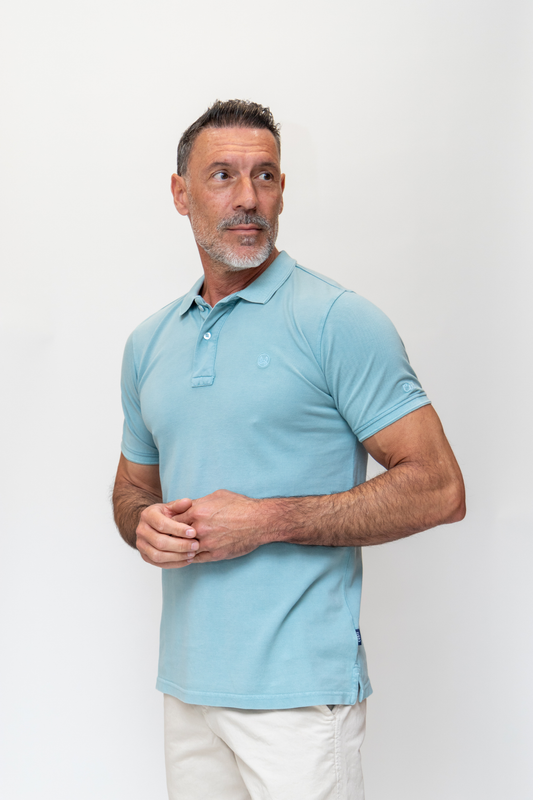 Polo Lavado Turquesa | Sam