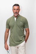 Polo Cuello Mao Oliva