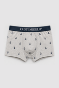 Boxer Anclas Gris