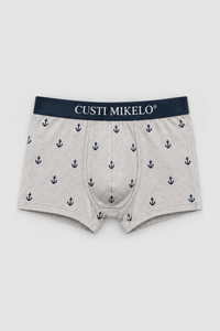 Boxer Anclas Gris