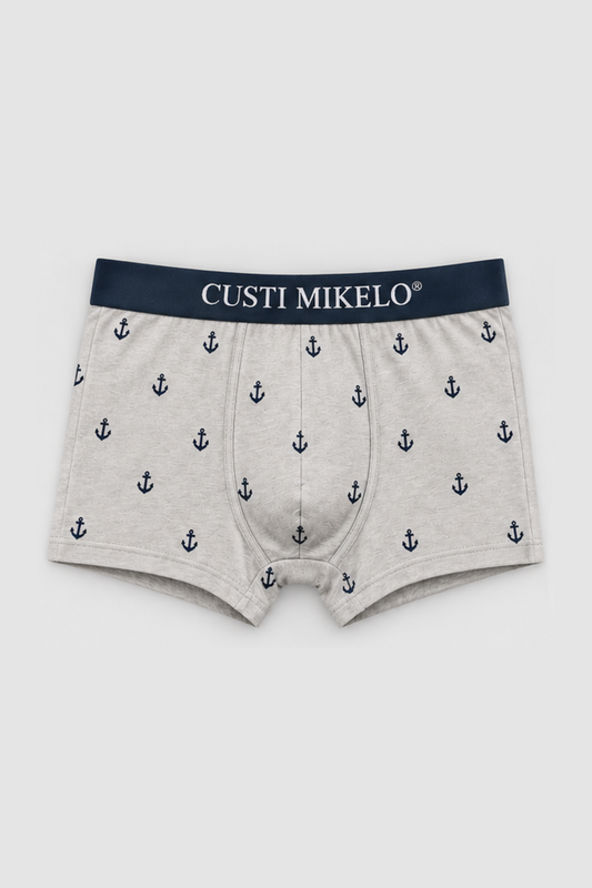 Boxer Anclas Gris