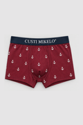 Boxer Anclas Granate