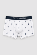 Boxer Anclas Blanco