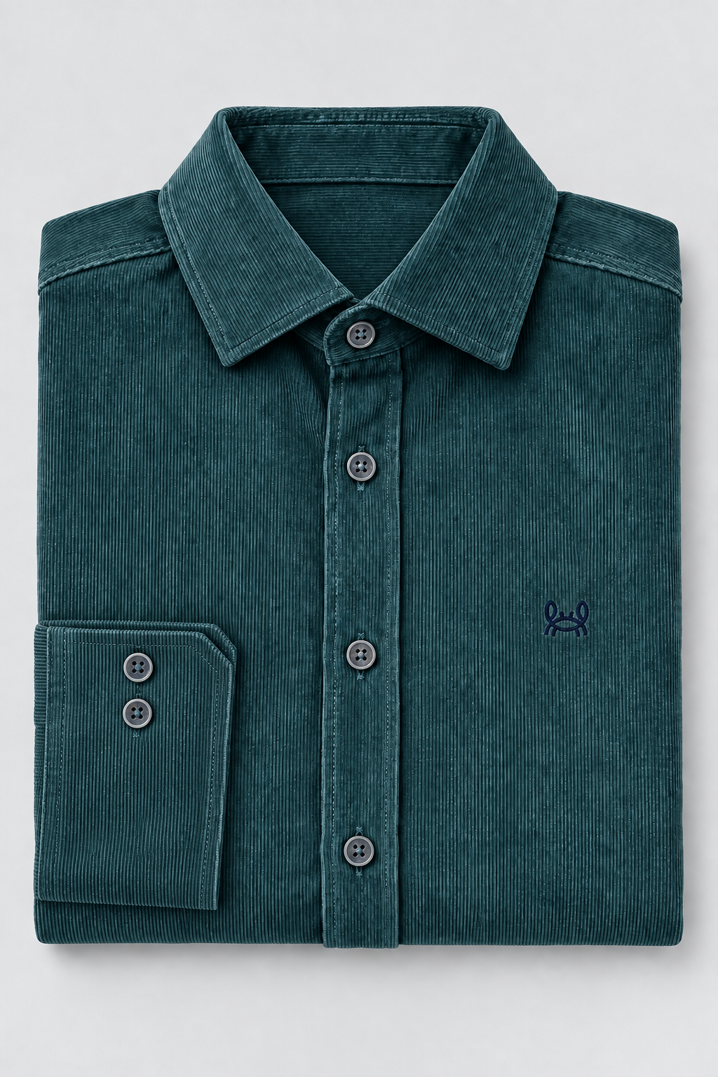 Camisa micropana petróleo