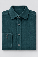 Camisa micropana petróleo