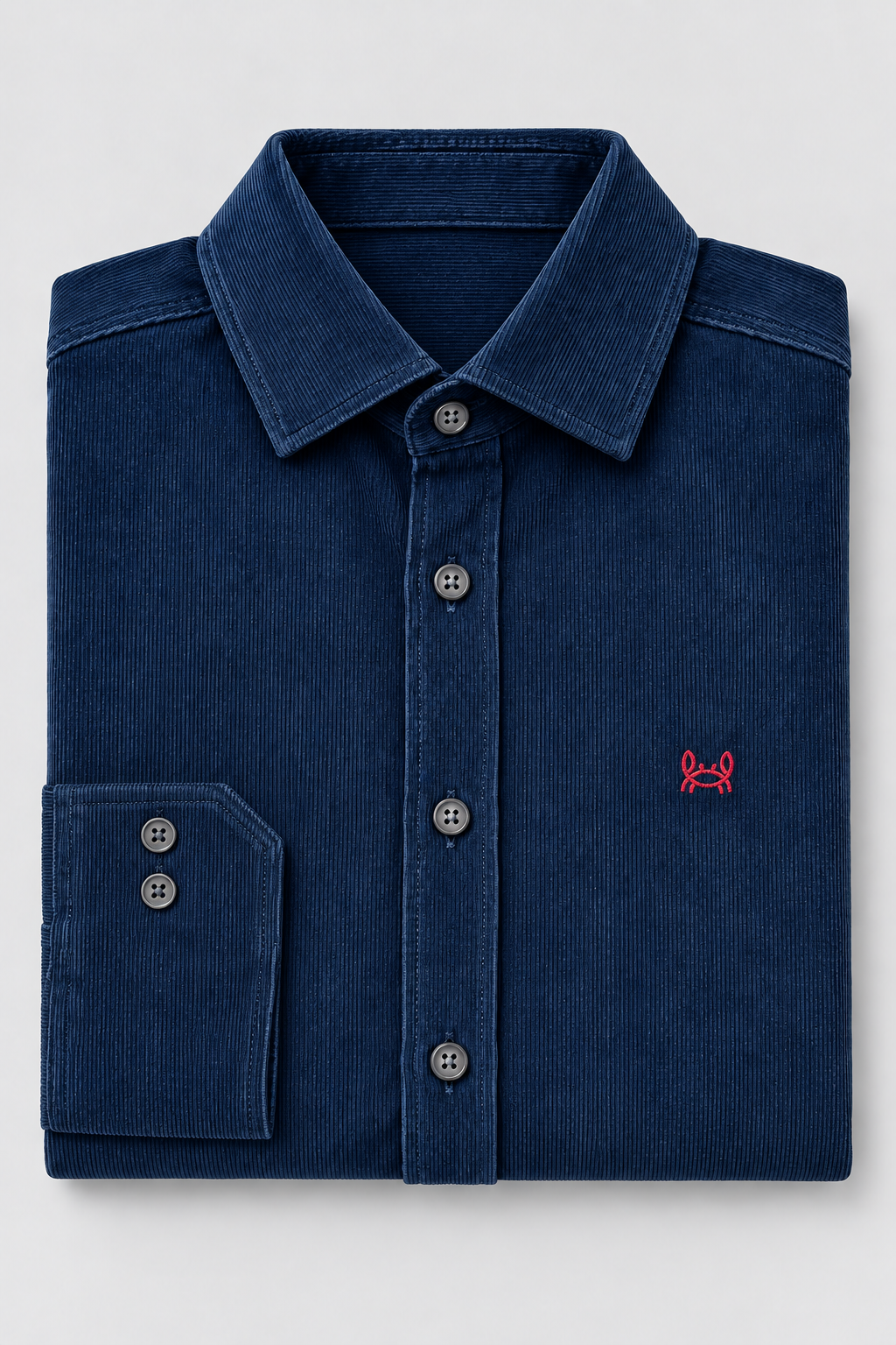 Camisa micropana marino