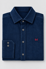 Camisa micropana marino
