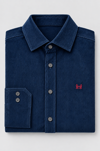 Camisa micropana marino