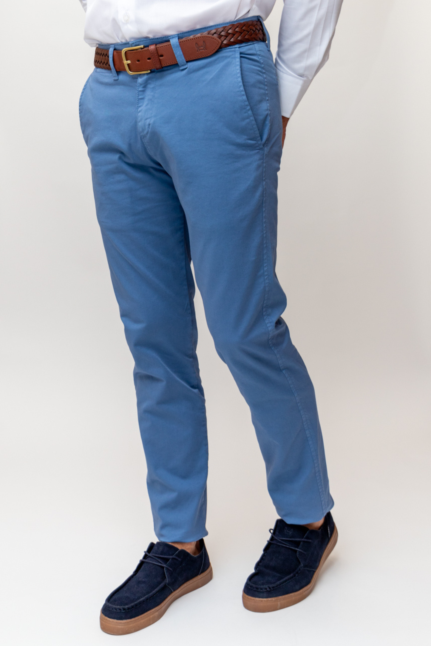 Pantalón Chino Elástico Azul Indigo | Jesulín