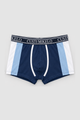 Boxer Tricolor Azul Marino
