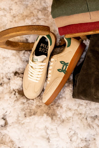 Zapatilla Serraje Beige