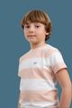 Camiseta Infantil Rayas Rosa | Monaco