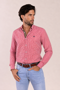 Camisa Cuadro Mini Vichy Cereza