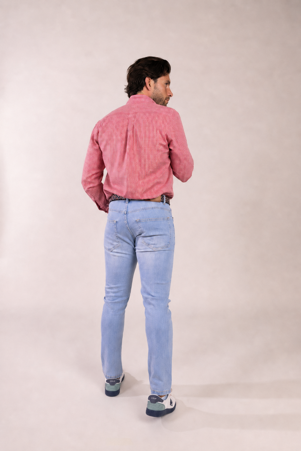 Camisa Cuadro Mini Vichy Cereza
