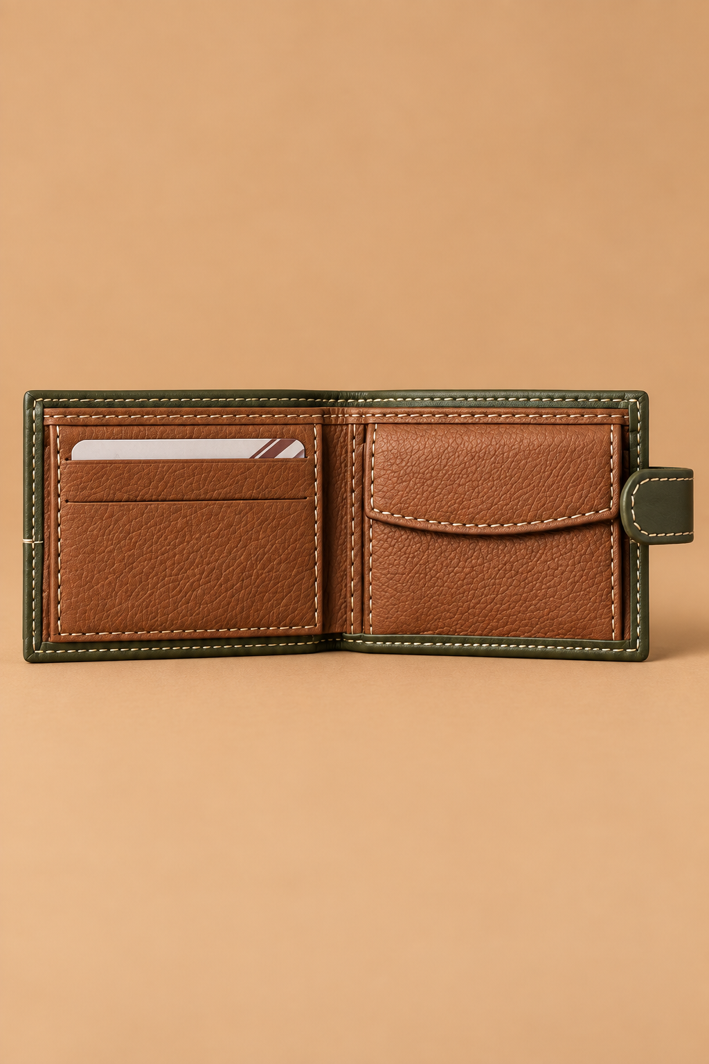 Cartera Kaki Tejido Étnico | Multicolor