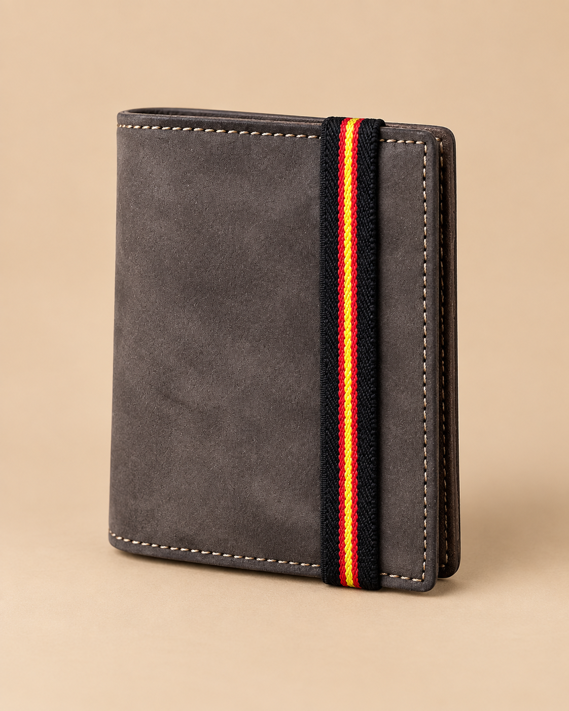 Cartera Ante Marrón Cinta Elástica España