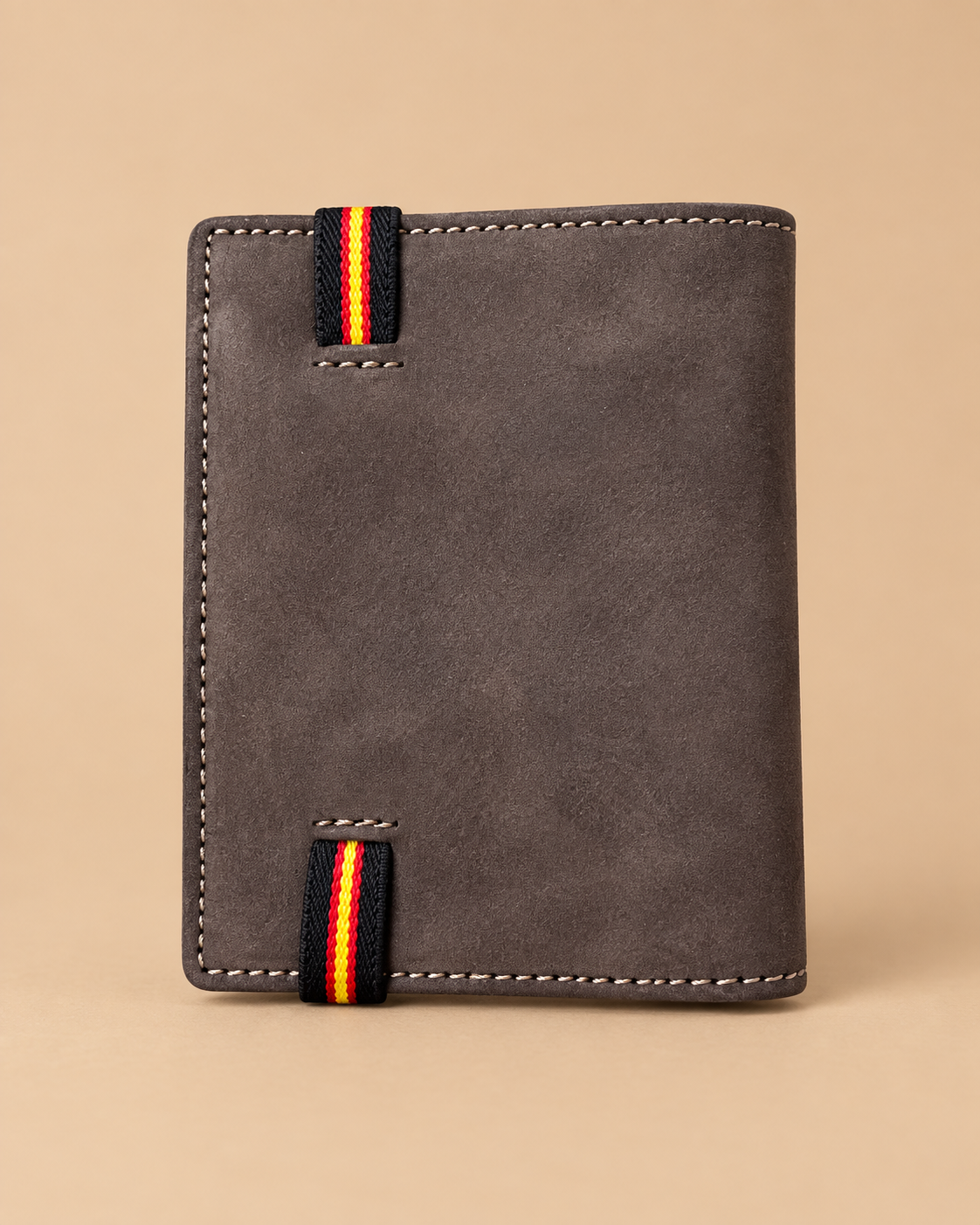Cartera Ante Marrón Cinta Elástica España
