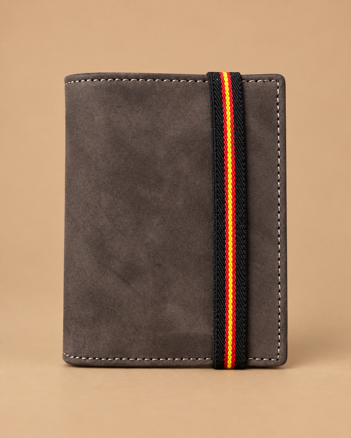 Cartera Ante Marrón Cinta Elástica España